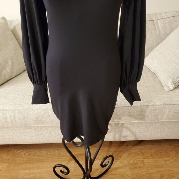 Susana Monaco Long Blouson Sleeve Dress - Picture 4 of 10